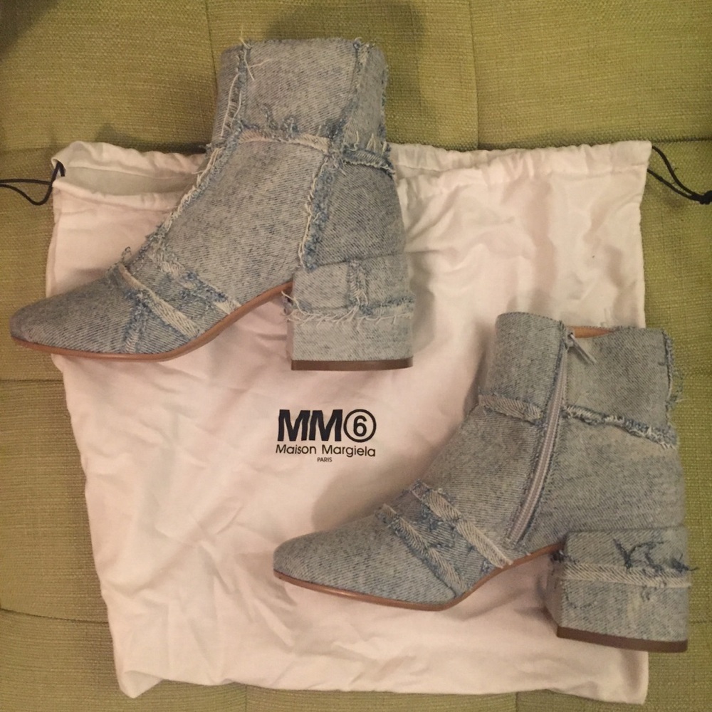 NEW WITH DUST BAG MM6 Madison Margiela denim booty